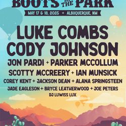 VIP Tickets To Boots In The Park New Mexico 