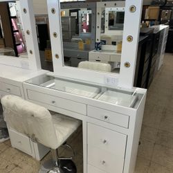 New White Vanity 