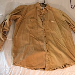 Vintage Carhartt Flannel Lined Shirt Jacket 