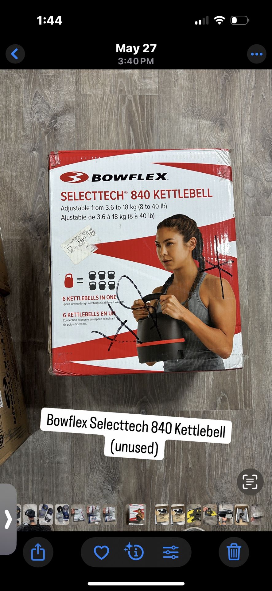 Bowflex Selecttech 840 Kettlebell