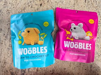 2x Woobles Beginner Crochet Kits