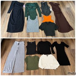 Small, 13 pieces women clothing bundle