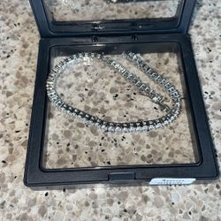 Tennis Bracelet Moissanite 8 Inches 