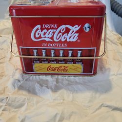 Vintage Coca Cola Tin Box