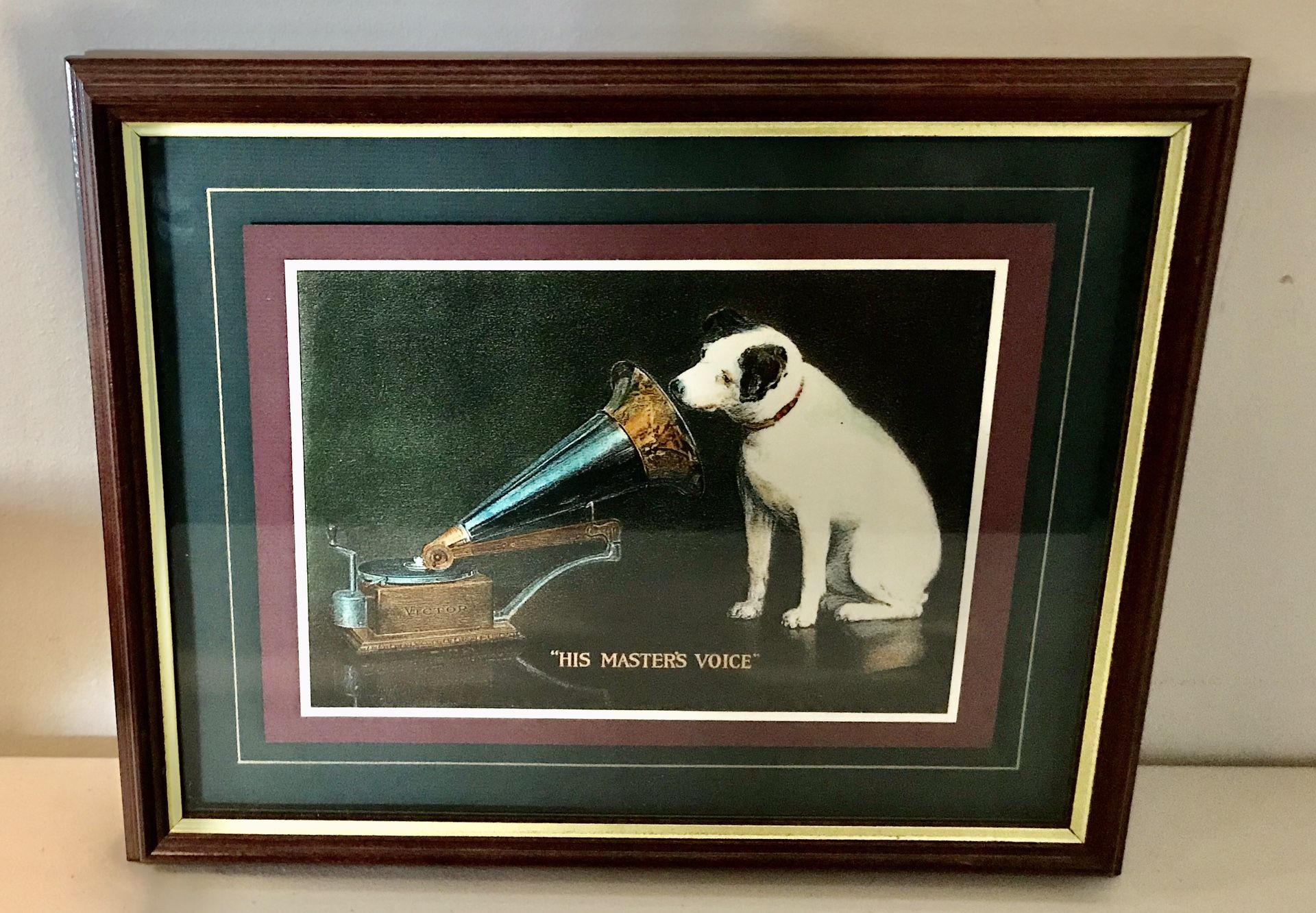 Print - RCA “Masters Voice” Matted Print