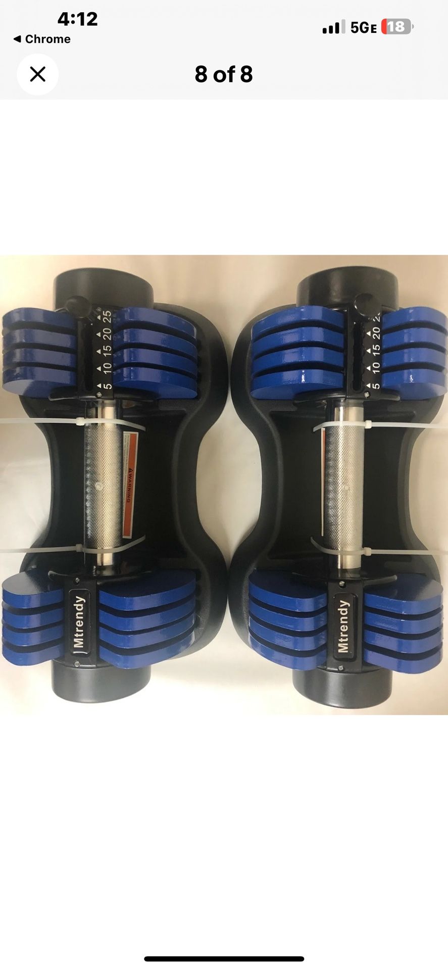 Dumbbell set