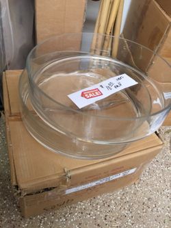 Clear large cylinder vases