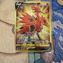 Galarian Zapdos V Pokemon Brilliant Stars
