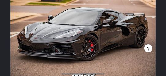OEM C8 Corvette rims and tires.