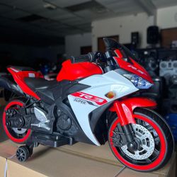 Two Wheel Kids Ride on Motorcycle w/ Training wheels