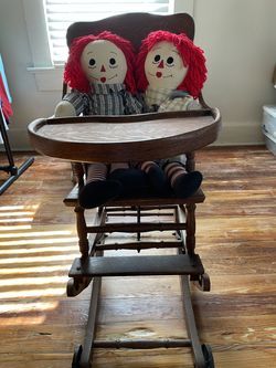 Antique high chair