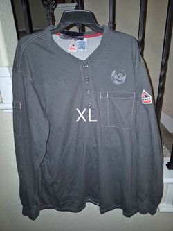 BULWARK FRC IQ SERIES LIGHT WEIGHT CONFORT GREY PULL OVER SHIRTS