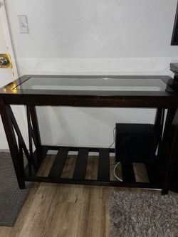 JUEGO DE 3 MESAS ( TALL ENTRY AND 2 COFFEE TABLES)