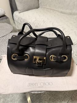 Jimmy Choo Black Leather Bag