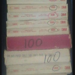 3M Sandpaper sleeves 36 and 80 grit $10 each 