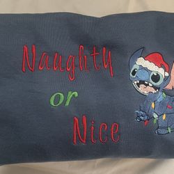 Stitch christmas crewneck