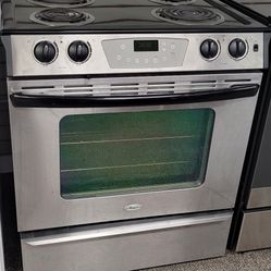 WHIRLPOOL RANGE SLIDE STOVE OVEN WORK PERFECT INCLUDING 90 DAYS WARRANTY SMALL FEE DELIVERY INSTALL