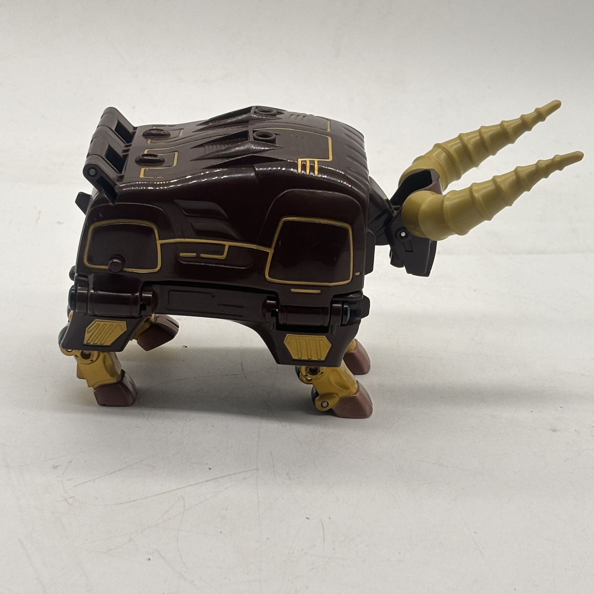 Bandai Power Rangers Wild Force Deluxe Animus Gao God Megazord Bison Brown