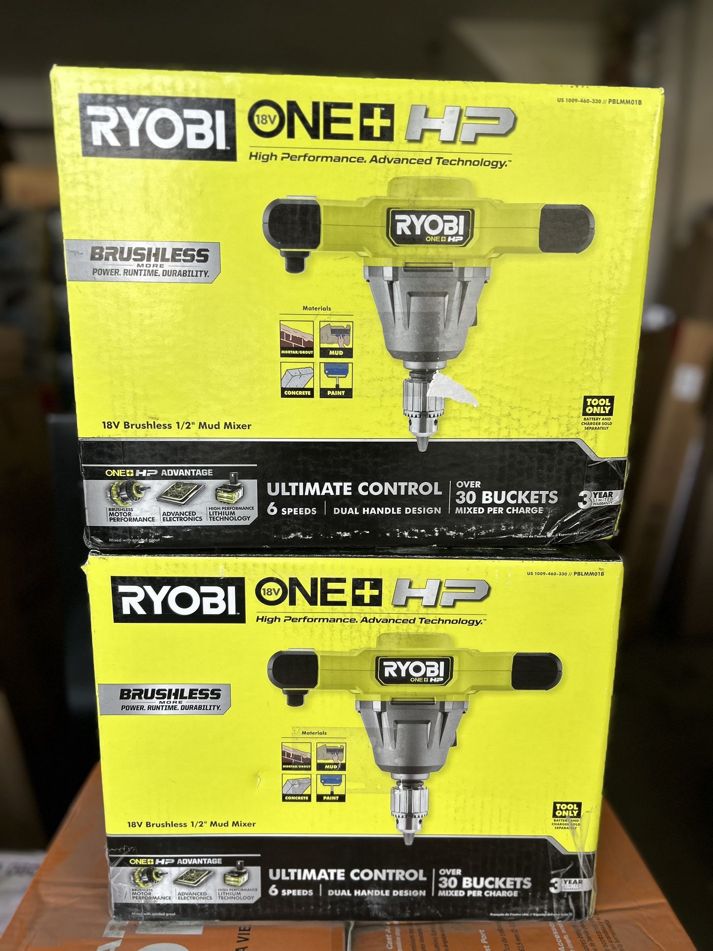 Ryobi Mud Mixer 1/2” 18V PBLMM01B