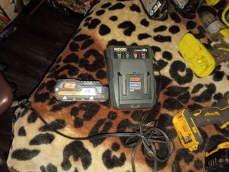 Ridgid Charger And Battery