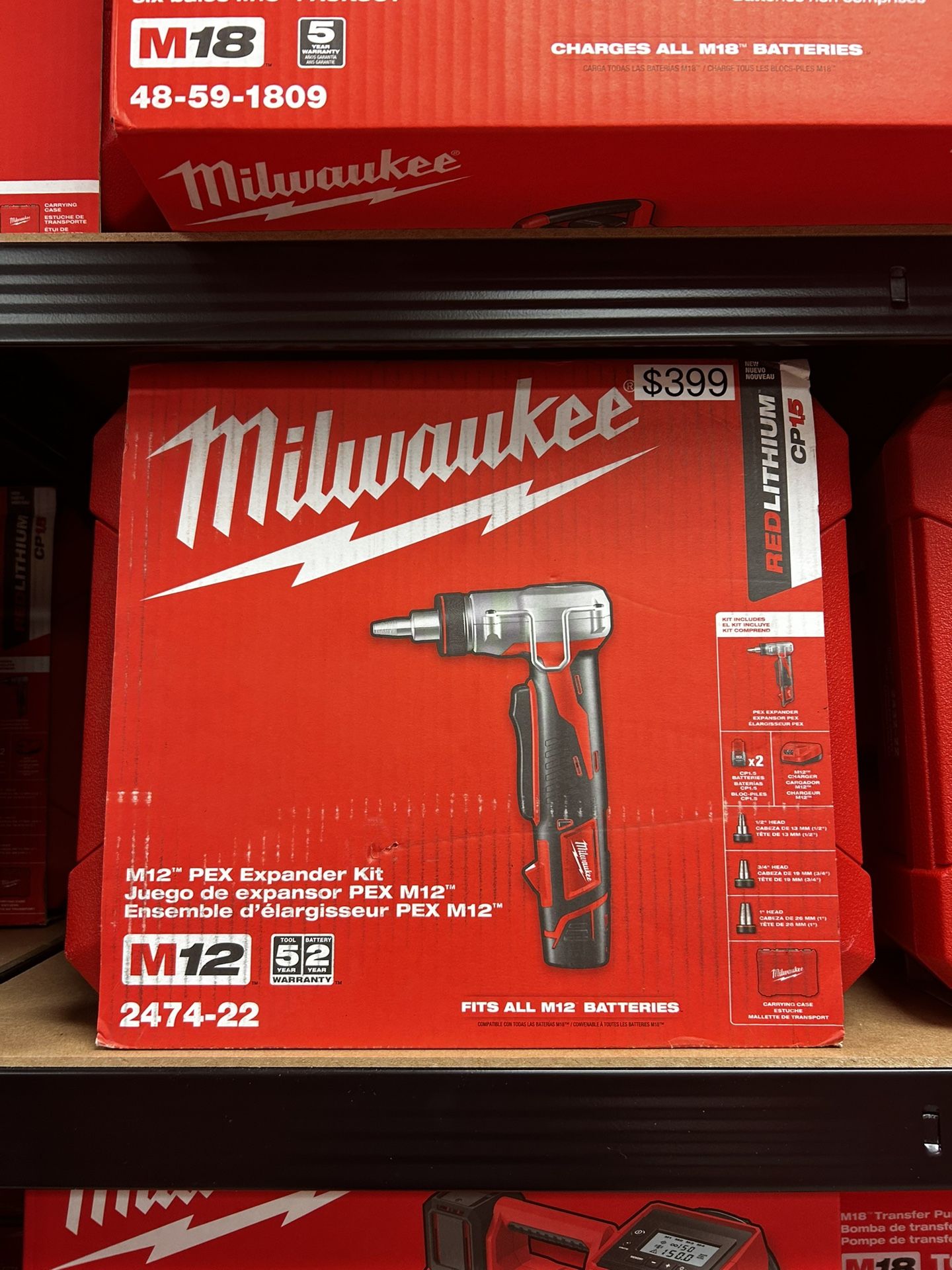 Milwaukee M12 Pex Expansión Kit