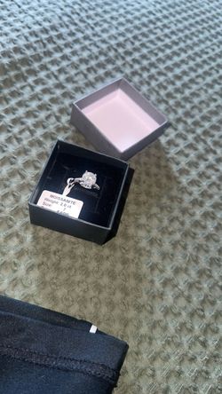 Moissanite ring