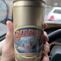 Vintage Sierra Beer Can Bank