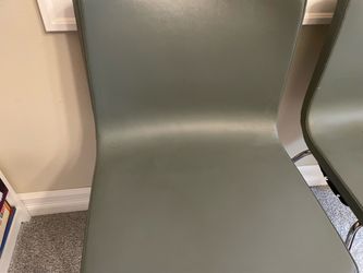 Set of 4 IKEA BERNHARD Leather Dining Chairs – Chrome