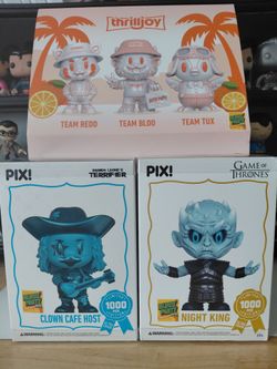 SDCC/Megacon/assorted FUNKO & THRILLJOY & MATTEL