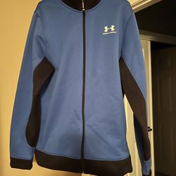 Under Armour Men’s Storm Blue & Black Fleece Jacket