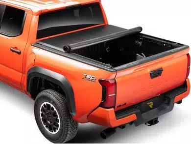Tonneau Cover For A 6'4" Truck Bed -- Black