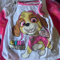 Paw Patrol Girls Summer Set Size 4T Perfect For A Gift Brand New Without Tags 