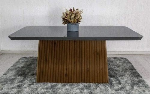 Modern Wooden Dining Table - Seats 6 (TABLE ONLY)