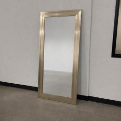 Full length Gold/silver Brushed Mirror $50
