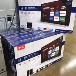 Hd22 50” TCL Smart 4k Roku Led Tv