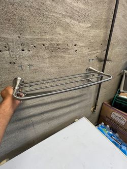 Stainless Steel Towel Shelf 24”