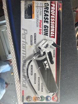 Performance Tool Professional Pistol Grip Grease Gun