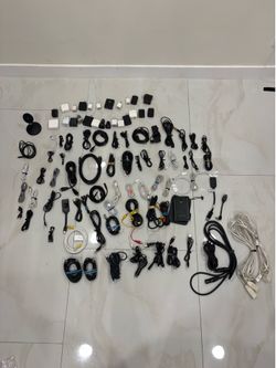 Huge Electronics Cable & Charger Bundle - 80+ Items - USB, HDMI, Ethernet, Power Bricks & More
