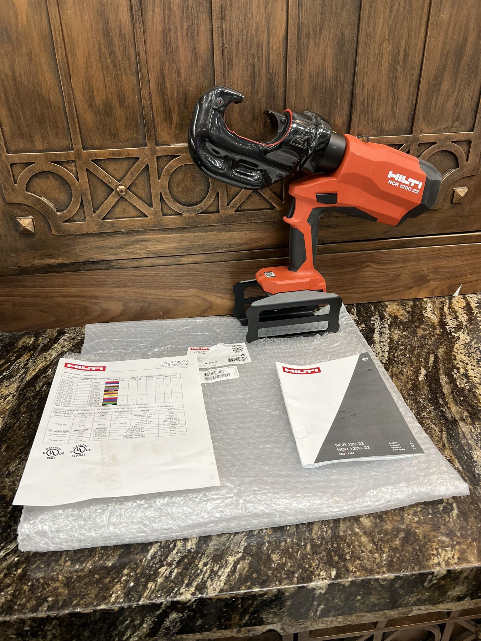 Hilti 22-Volt NURON NCR 120 Lithiumion Cordless Dieless 12 Ton Crimper NEW!,Hilti ncr 120c-22 Crimper,hilti Hydraulic Cordless Crimper,Crimper 