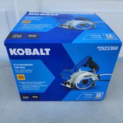 Kobalt 4‑in Handheld Tile Saw – Customer Return