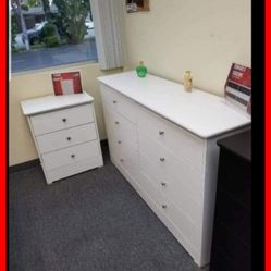 Dresser set/ Eight drawers dresser and nightstand