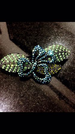 Crystal Bouquet Barrette Hair Accessories