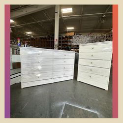 Dresser/ Five And Eight Drawers Dresser 