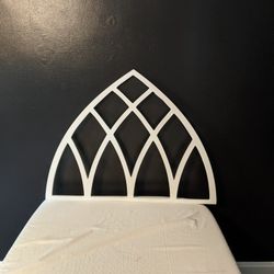 Wooden Twin headboard, Mounts On Wall