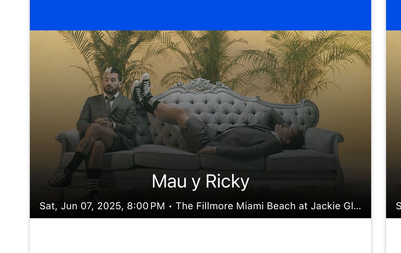 2 Ticket Mau y Ricky