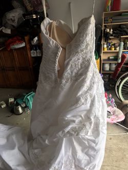 Beautiful wedding dress