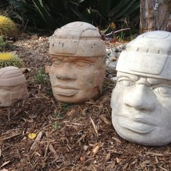 Handmade Olmec Heads