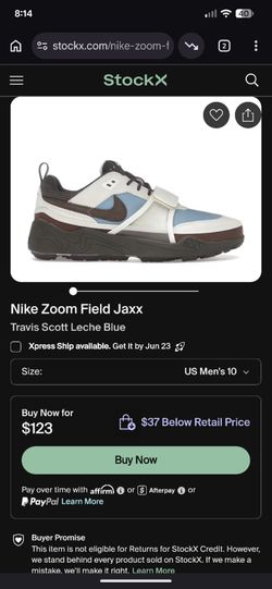 Nike Zoom Fiel Jaxx Leche Blue Size 10 DS