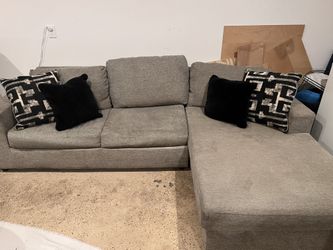 Gray Pull Out Couch