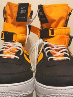 Nike SF Airforce 1 High Laser Orange and Yellow